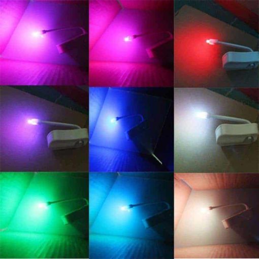 אור לד צבעוני אוטומטי לשירותים