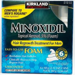 מינוקסידיל קצף 5 קירקלנד MINOXIDIL FOAM 5 KIRKLAND 5