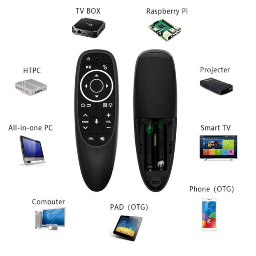 L8STAR G10 Air Mouse Voice Control with 2 4G USB Receiver Gyro Sensing Mini Wireless Smart 4