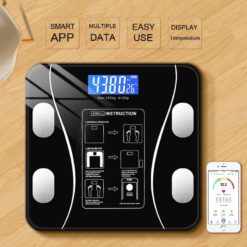 Bluetooth Body Fat Scale BMI Scales Smart Wireless Digital Bathroom Weight Scale Body Composition Analyzer Weighing