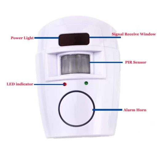 Topvico Wireless PIR Infrared Motion Sensor Detector 2pcs Remote Controllers Door Window Anti Theft Home Alarm 8