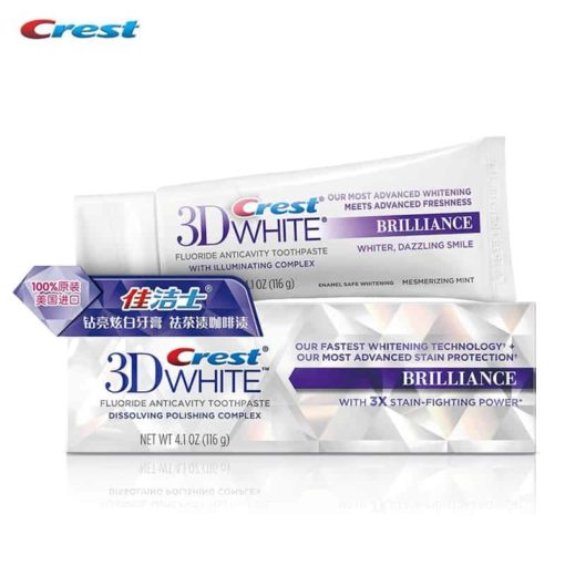 Crest 3D White Luxe White Glamorous Toothpaste Teeth Whitening Dental Tooth Paste Whitening Oral Hygiene 5PCS 2