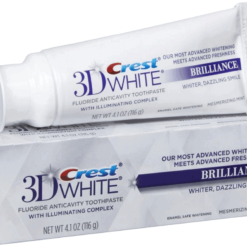 משחת שיניים מלבינה והטובה ביותר של קרסט להלבנת השיניים וחיוך זוהר Crest 3D