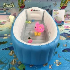 אמבטיה מתנפחת לתינוקות ופעוטות - אמבטיה ניידת בעיצוב נח ומדליק!