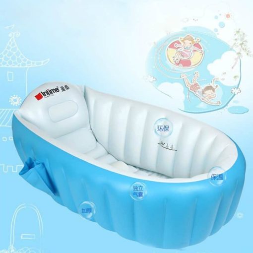 אמבטיה מתנפחת לתינוקות ופעוטות - אמבטיה ניידת בעיצוב נח ומדליק! 4