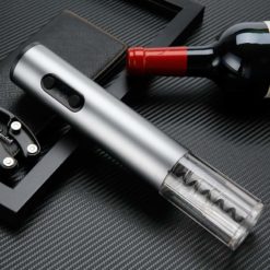 פותחן בקבוקי יין חשמלי נייד- עובד באמצעות סוללות!