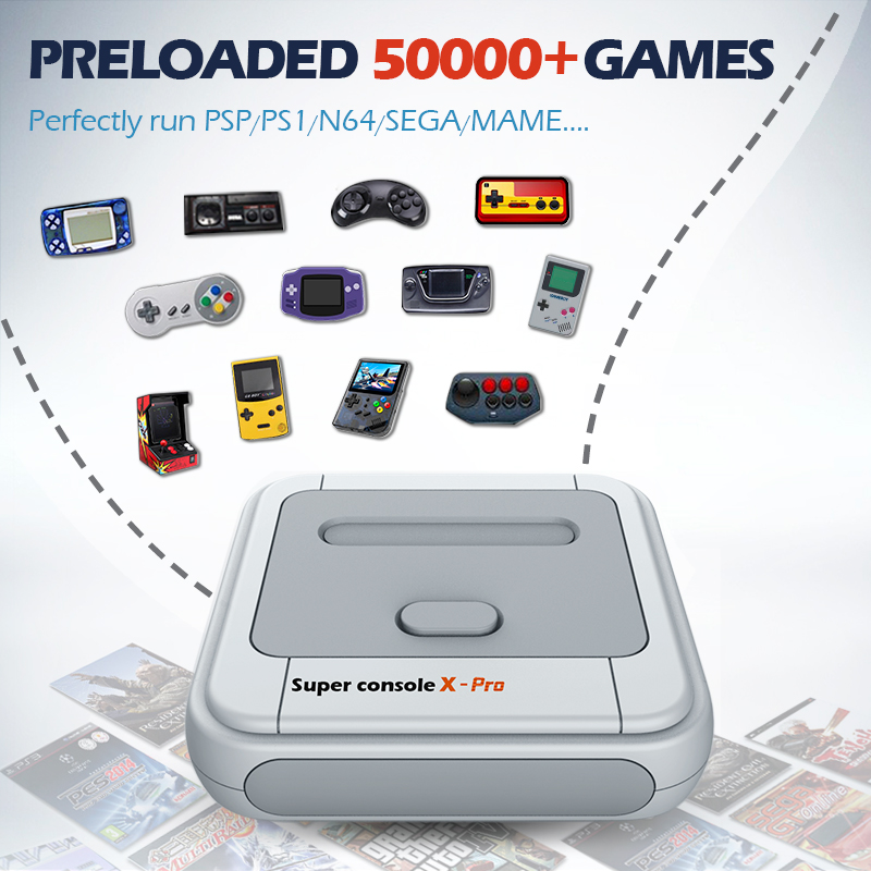 מגאסון סופר X פרו - קונסולת משחקים עם מעל ל-33 אלף משחקים מובנים!