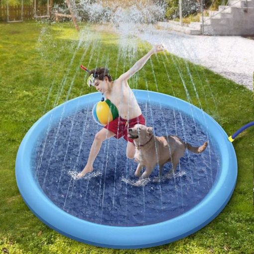 מזרקה מתנפחת משפריצת מים - למשחק מהנה ומרענן עבור הילדים! 1