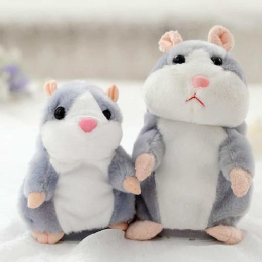 60 Hot Sale Cute Talking Nod Sound Record Pet Hamster Mouse Soft Plush Toy Children Gift 2